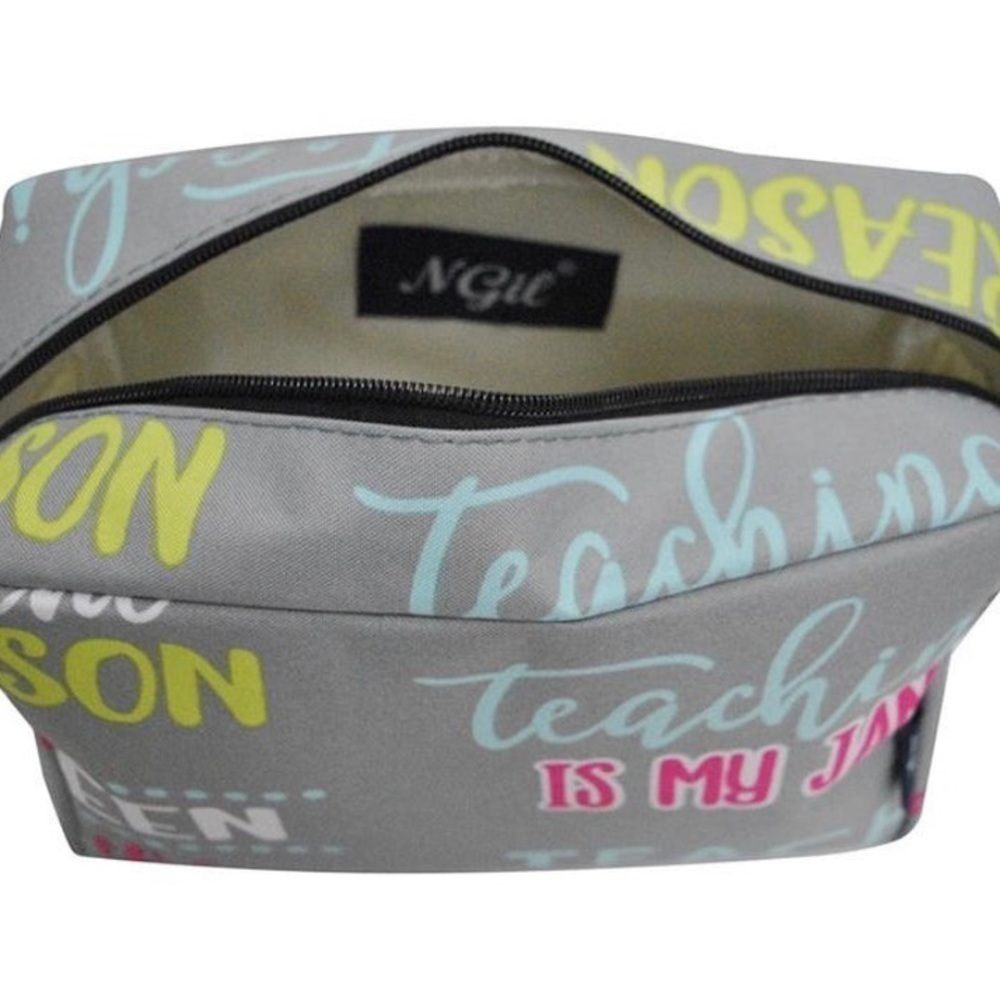 Inspiring Teacher Cosmetic Travel Bag/pencil bag nwt - Picture 5 of 5